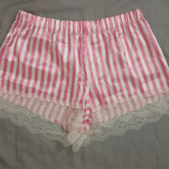 Victoria's Secret Pink and White Striped Pajama Set - Picture 3 of 7